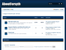 Tablet Screenshot of aboutforsyth.net